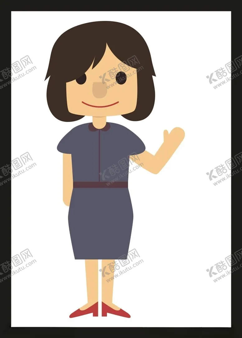 编号：48391802180935461206【酷图网】源文件下载-手绘女孩女人