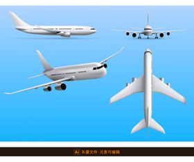 编号：86029109241626550396【酷图网】源文件下载-航空飞机海报