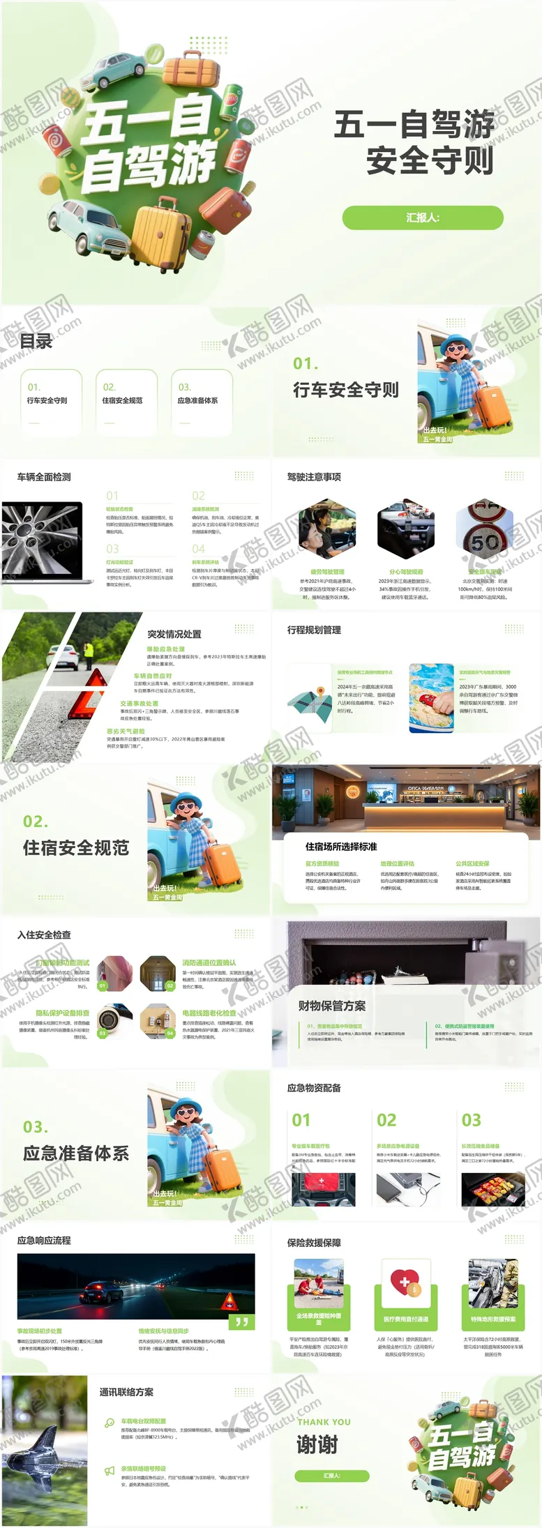 编号：18220005030714193661【酷图网】源文件下载-五一自驾游安全守则