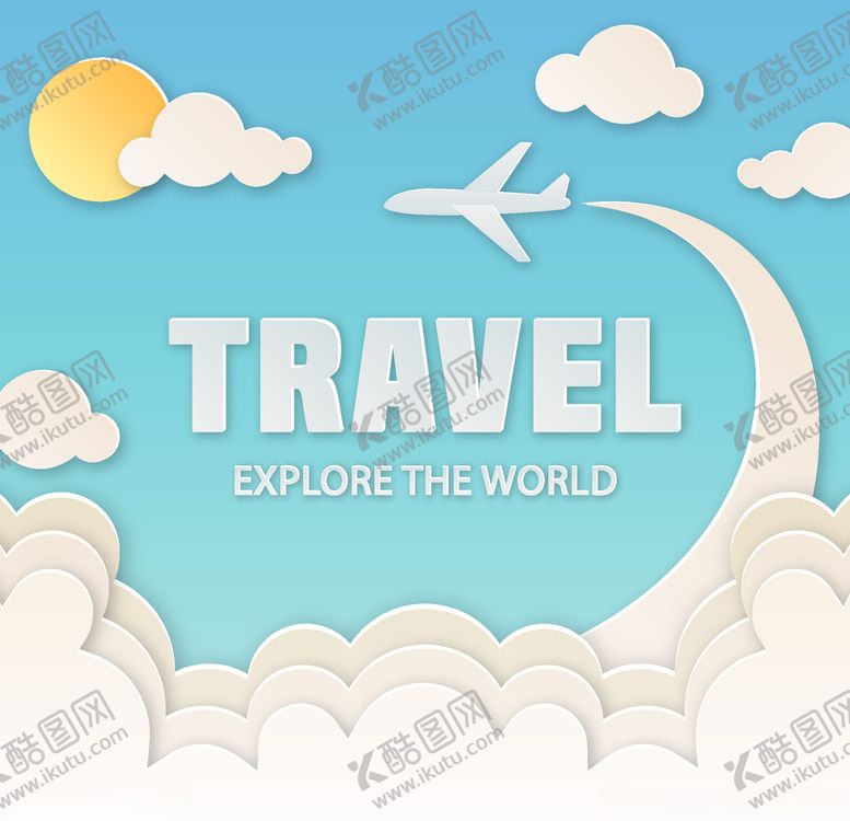 编号：60247109240330294382【酷图网】源文件下载-飞机海报广告