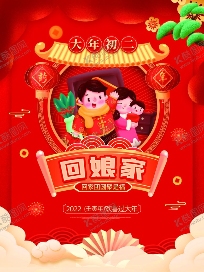 编号：80637209202208337291【酷图网】源文件下载-春节初二