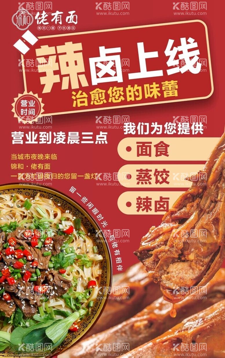 编号：53438212161514504553【酷图网】源文件下载-辣卤新品美食海报