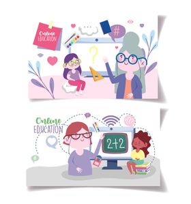 手绘可爱女生