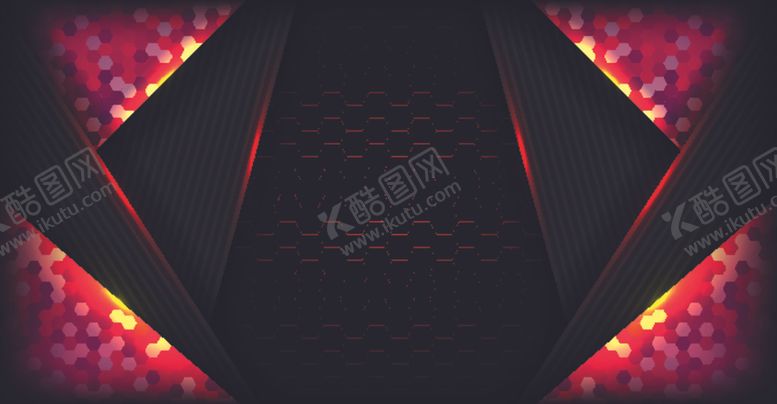 编号：87583006240836414650【酷图网】源文件下载-黑色高端商务抽象几何背景底纹