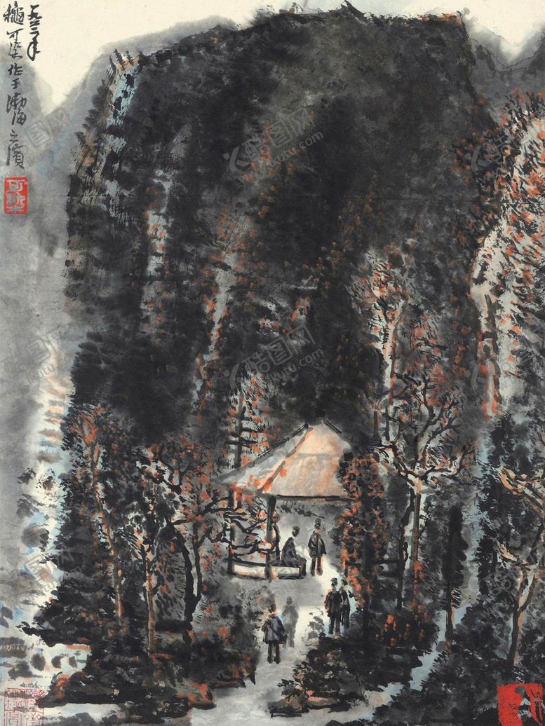 编号：43068210150344052507【酷图网】源文件下载-李可染国画作品