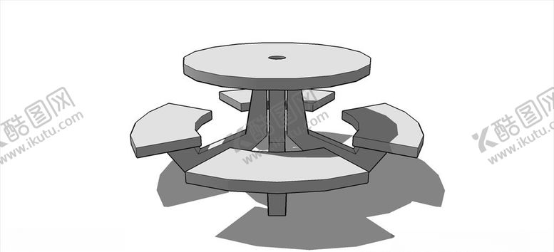 编号：77643009290607311261【酷图网】源文件下载-桌子凳子套装公园桌椅