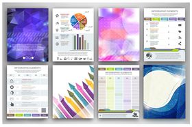 多彩创意画册设计模板
