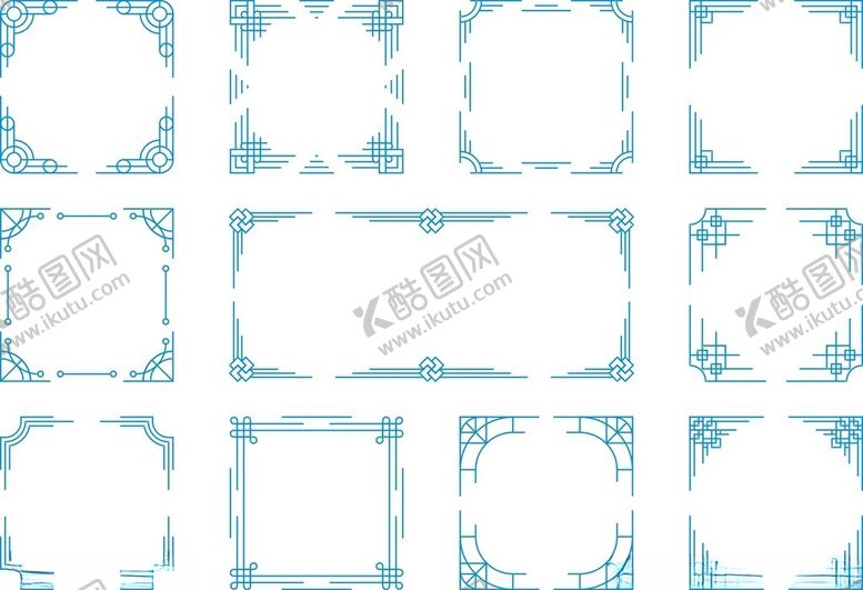 编号：62722302241734367385【酷图网】源文件下载-中式传统边框