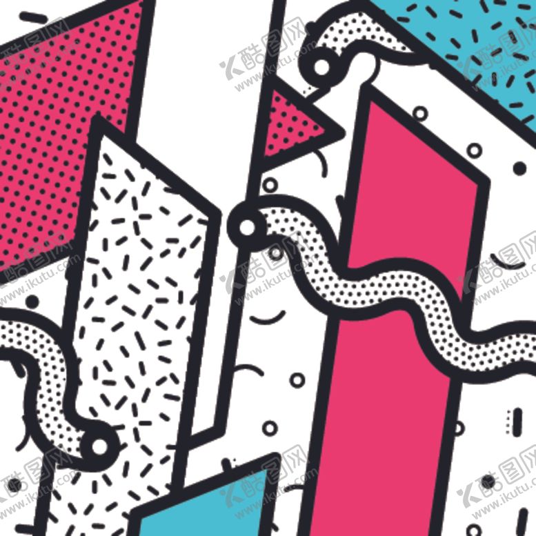 编号：94799411011826454924【酷图网】源文件下载-彩色拼接设计图案