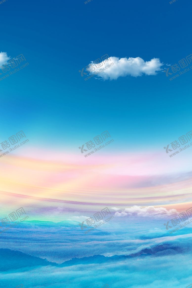 编号：85252306180901057716【酷图网】源文件下载-天空蓝色背景
