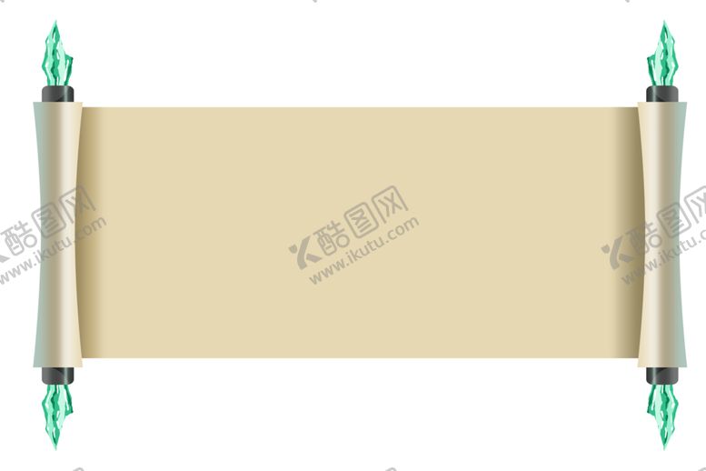 编号：66650104280000047393【酷图网】源文件下载-卷轴素材