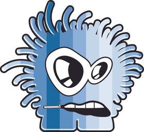 怪兽卡通矢量创意手绘