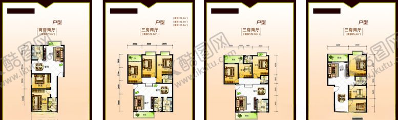 编号：39320310202247326785【酷图网】源文件下载-房地产户型平面图