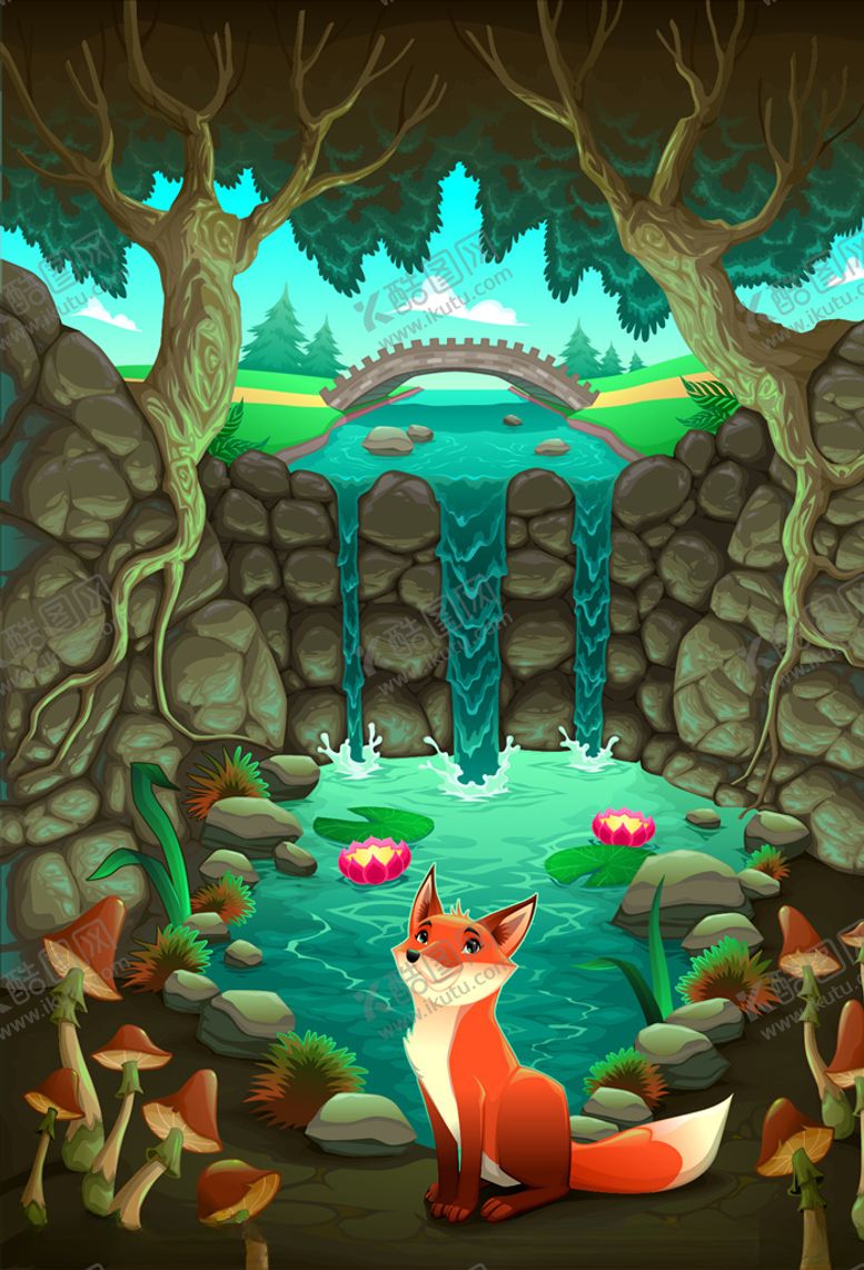 编号：58923310272155373604【酷图网】源文件下载-卡通狐狸