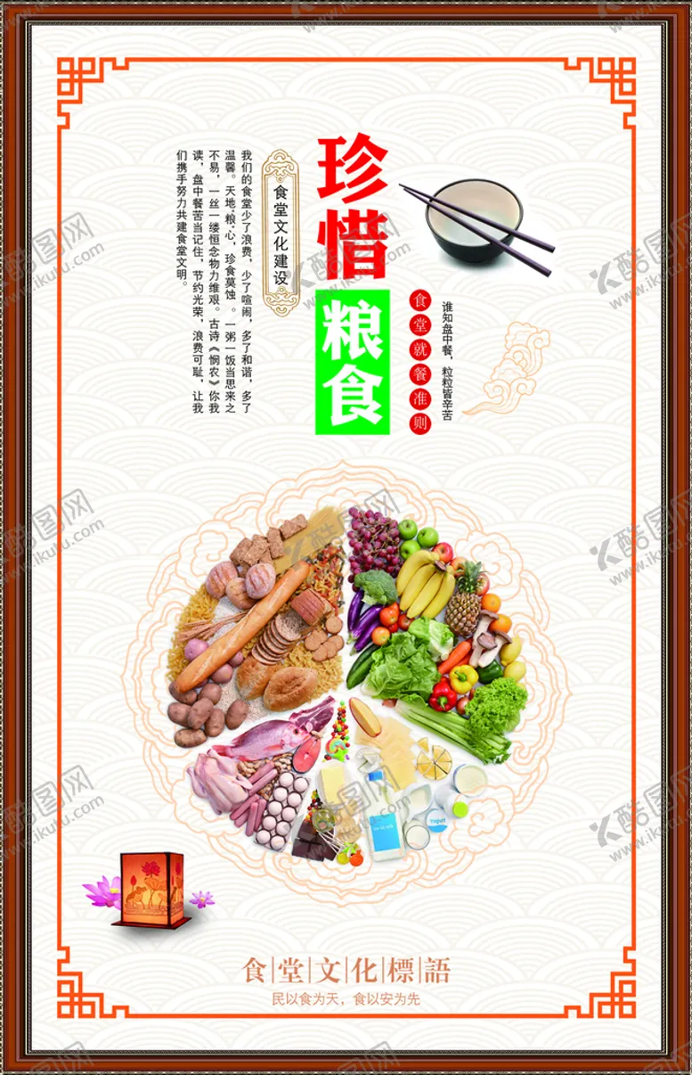 编号：35984109171655570473【酷图网】源文件下载-食堂餐厅海报展板