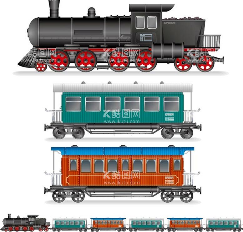编号：43395610270049041064【酷图网】源文件下载-卡通火车