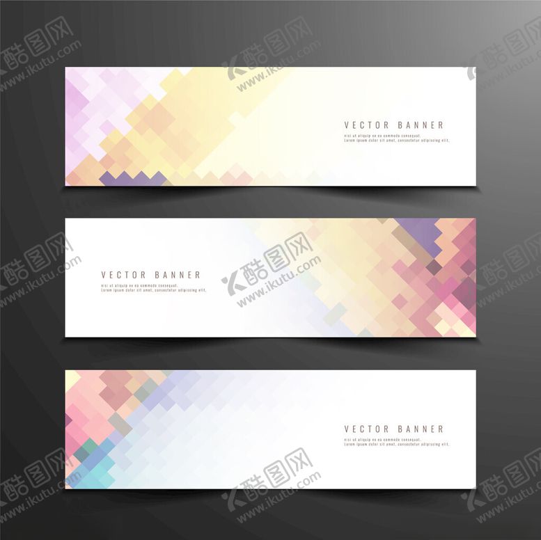 编号：95930211020935247683【酷图网】源文件下载-多彩渐变水彩风格横幅