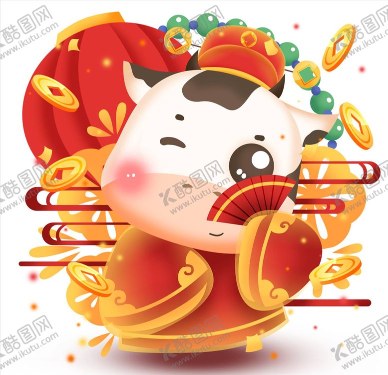 编号：16779804281404595596【酷图网】源文件下载-牛年元素