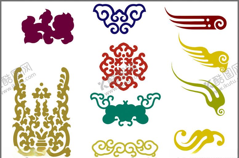 编号：28002409121327557928【酷图网】源文件下载-传统图案古典花纹中国风图案