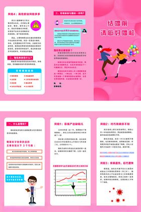 妇幼婚检知识宣传折页