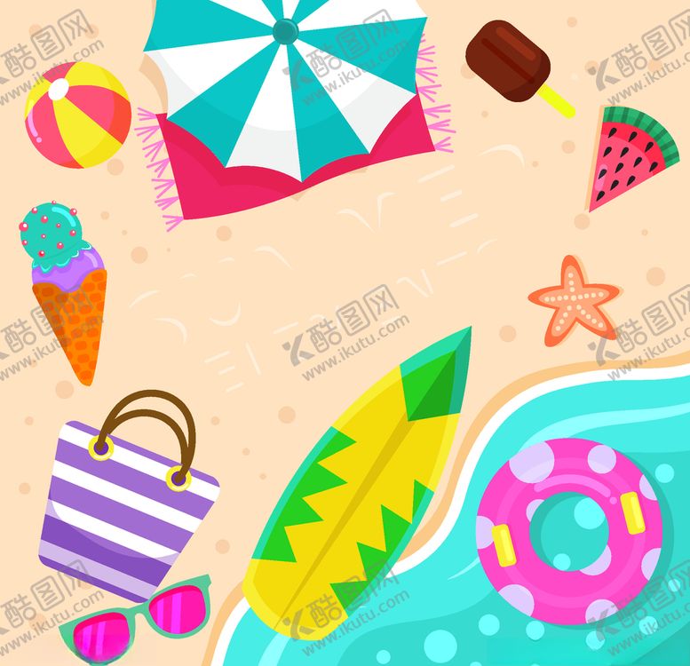 编号：42164310060806024465【酷图网】源文件下载-夏日元素