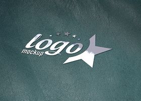 logo样机素材PSD分PSD分层烫印