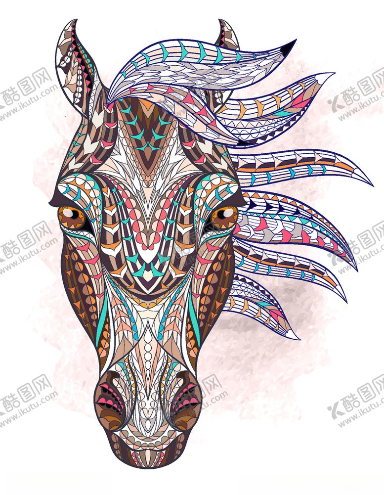 编号：95505809160502062779【酷图网】源文件下载-动物艺术头像