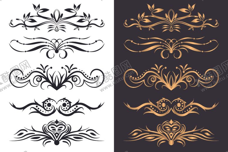 编号：50038209201011567985【酷图网】源文件下载-花纹装饰元素