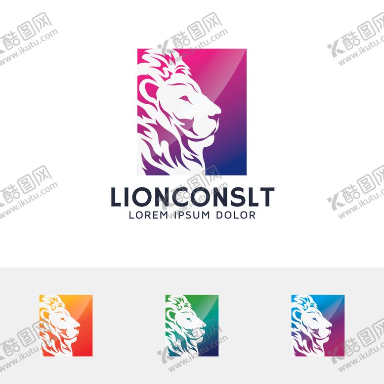 编号：77350709251319048299【酷图网】源文件下载-狮子图标