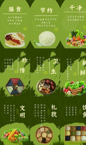 食堂文化展板