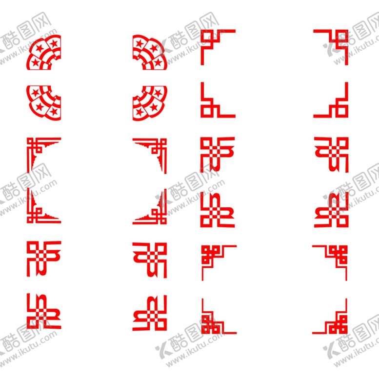 编号：26052309091504135713【酷图网】源文件下载-红色古典边框
