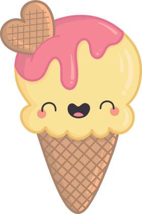 卡哇伊美食AI设计素材可爱可爱物AI矢量图