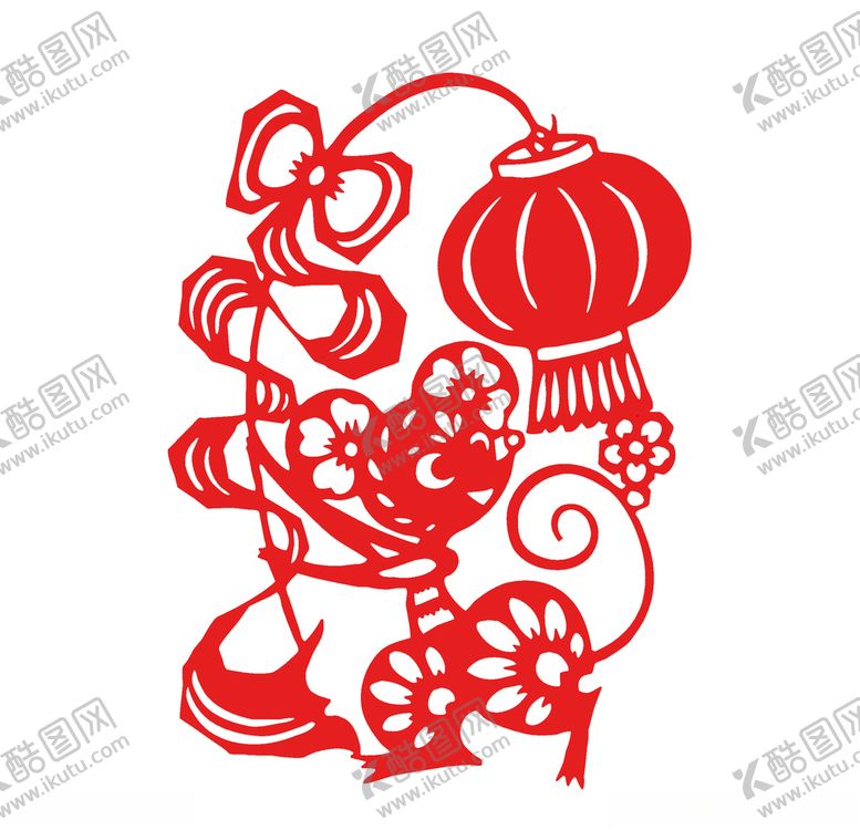 编号：47810607031115576101【酷图网】源文件下载-鼠年剪纸风格