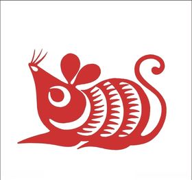 鼠年剪纸