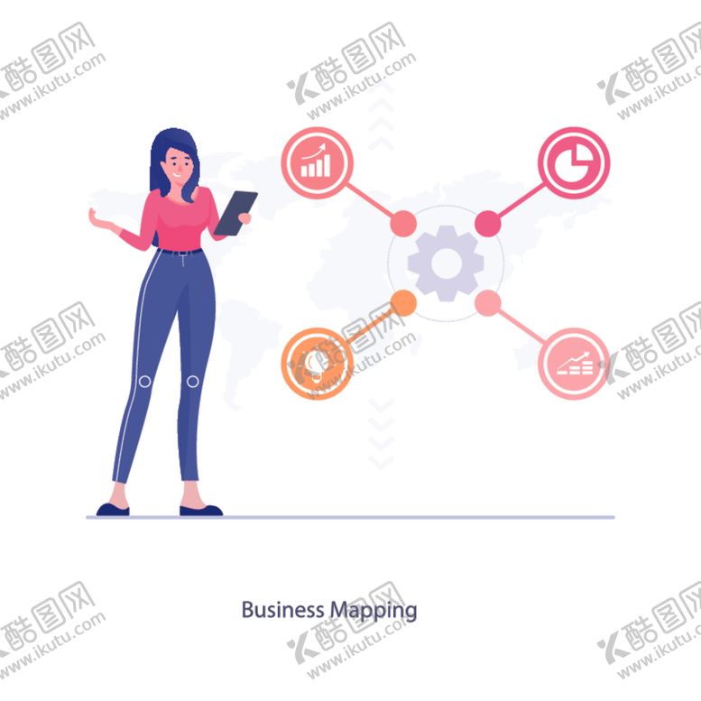 编号：29442706151425348354【酷图网】源文件下载-商务插画