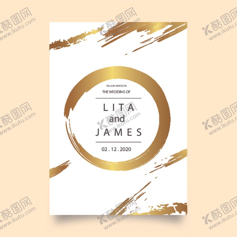编号：19031604300844447257【酷图网】源文件下载-婚礼结婚请柬邀请函