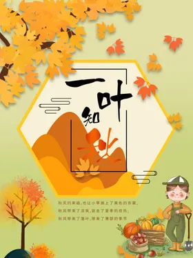 立秋分节气落叶