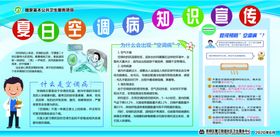 厦日空调病宣传栏