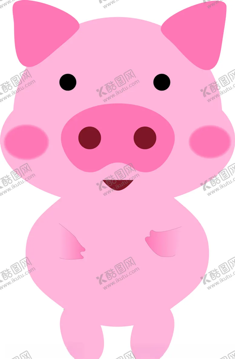 编号：81680206291015068084【酷图网】源文件下载-粉色卡通猪