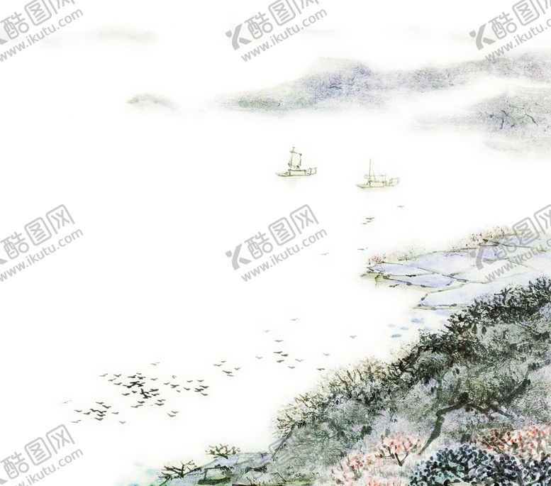 编号：15406906281505528377【酷图网】源文件下载-中国风山水水墨画