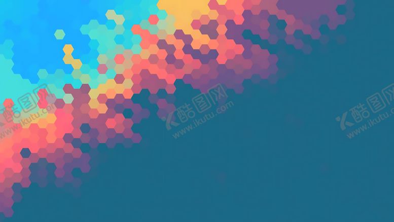 编号：14940801271313171023【酷图网】源文件下载-不规则六角形状几何图片