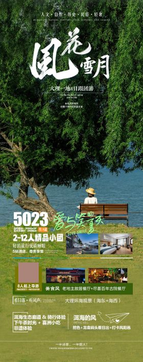 大理洱海旅游海报云南旅游