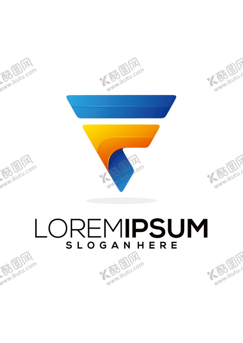 编号：80623909190603169437【酷图网】源文件下载-立体渐变logo
