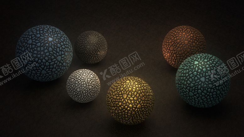 编号：43078606281042253344【酷图网】源文件下载-立体小球