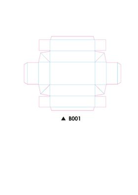 包装盒刀模图