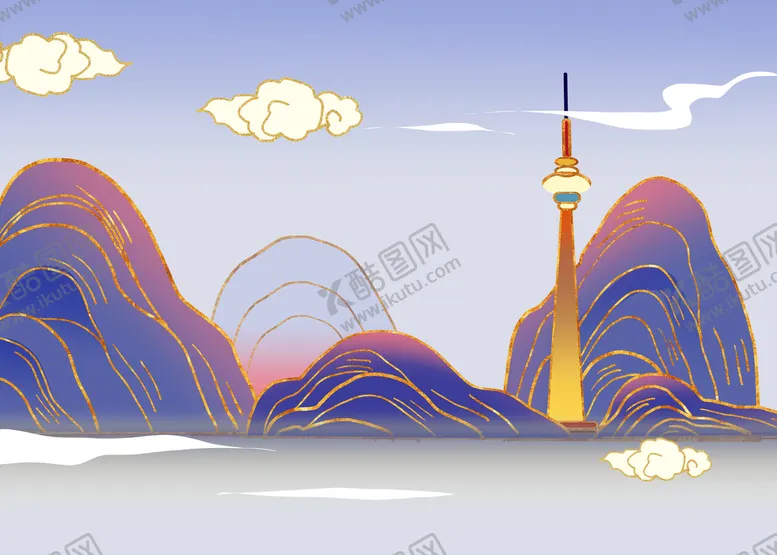 编号：57976711211216073479【酷图网】源文件下载-天塔地标建筑