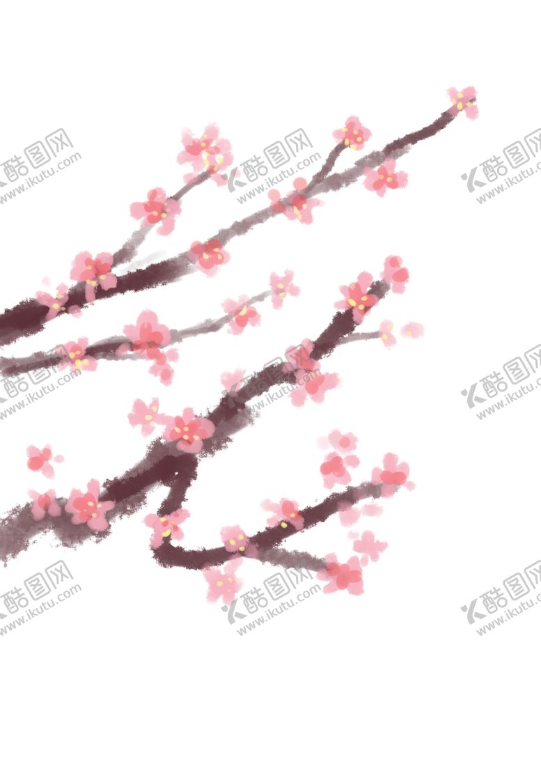 编号：20502105101502101244【酷图网】源文件下载-中国风水墨梅