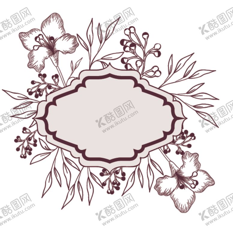 编号：48275806240829549563【酷图网】源文件下载-植物框架