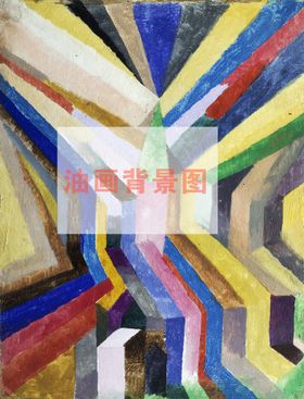 编号：82690509250420588650【酷图网】源文件下载-抽象色彩艺术油画