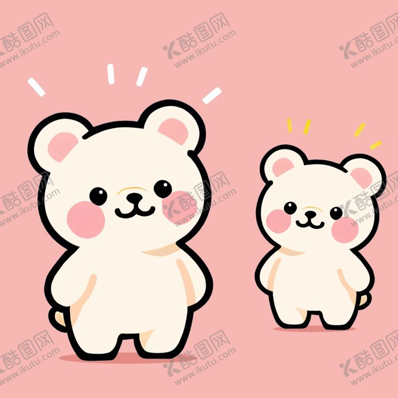 编号：51423503011118443496【酷图网】源文件下载-可爱小白熊